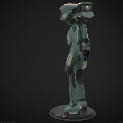 Hard Surface Modeling 2 Final - Canti!Textures are temporary tho, I’ll get back to him someday