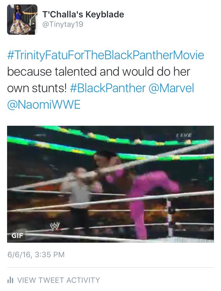 freakyimagination:  JOIN US! In our movement to get Trinity Fatu AKA Naomi to be