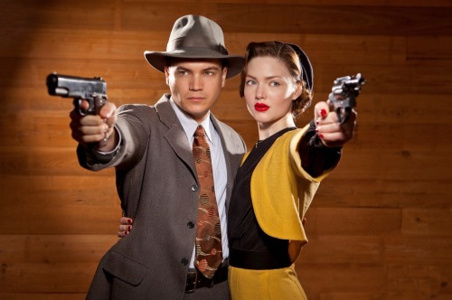 Emile Hirsch & Holliday Grainger - Bonnie & Clyde, 2013.