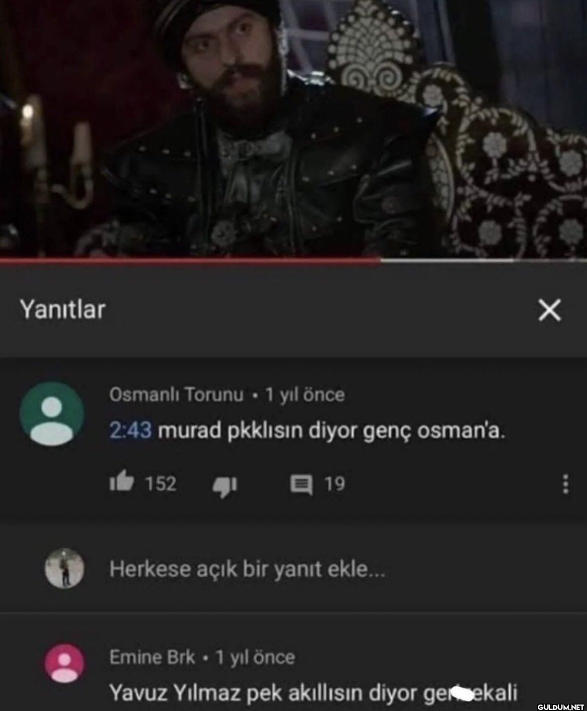 Yanıtlar Osmanlı Torunu. 1...