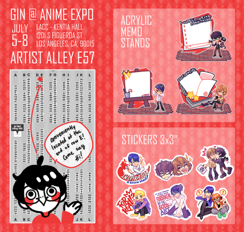 My catalog for AX next weekend!! ヾ（〃＾∇＾）ﾉ♪ ✨✨✨ I’m at table E57, see you there!!