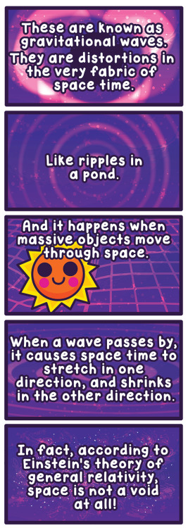 cosmicfunnies: Bonus comic! Yahoo! Einstein was right again! :D We now have our first detection of g