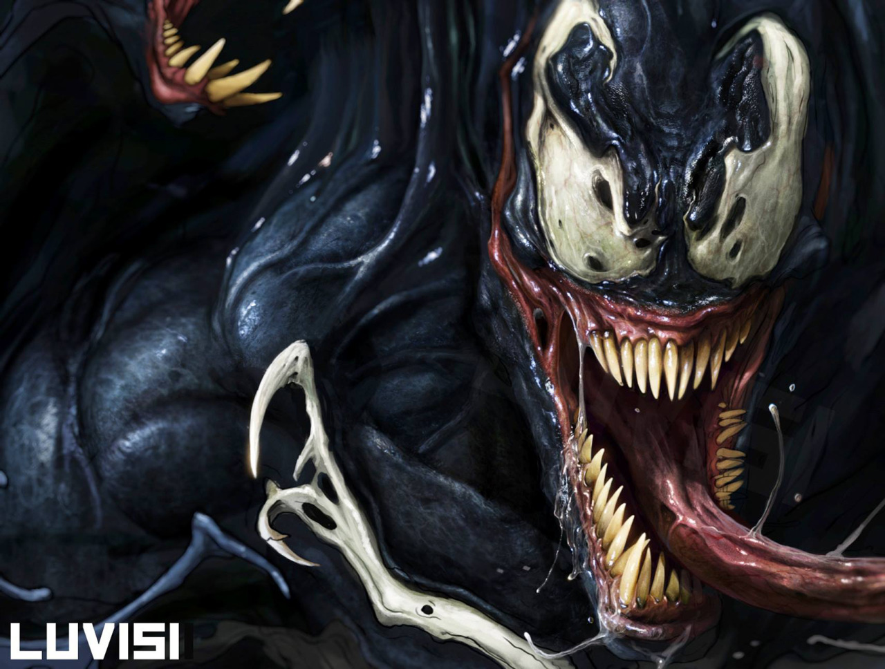 In Your Face Illustration of Marvel Comics’ Venom by Dan LuVisi
Dan LuVisi is a master as what he does and what he does is create incredible artwork. His new illustration of Marvel Comics’ Venom (larger view) proves that point. Dan also created an...