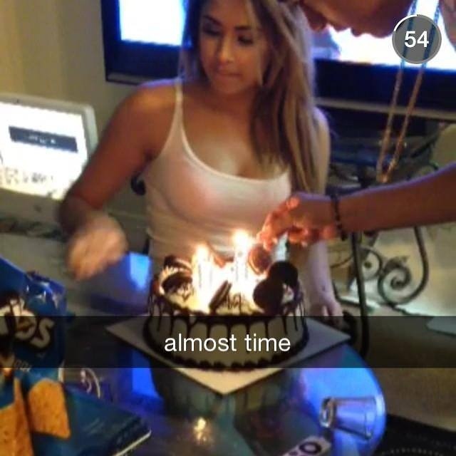 jasminev-news:  June 30th: Jasmine at Shaun’s birthday party 
