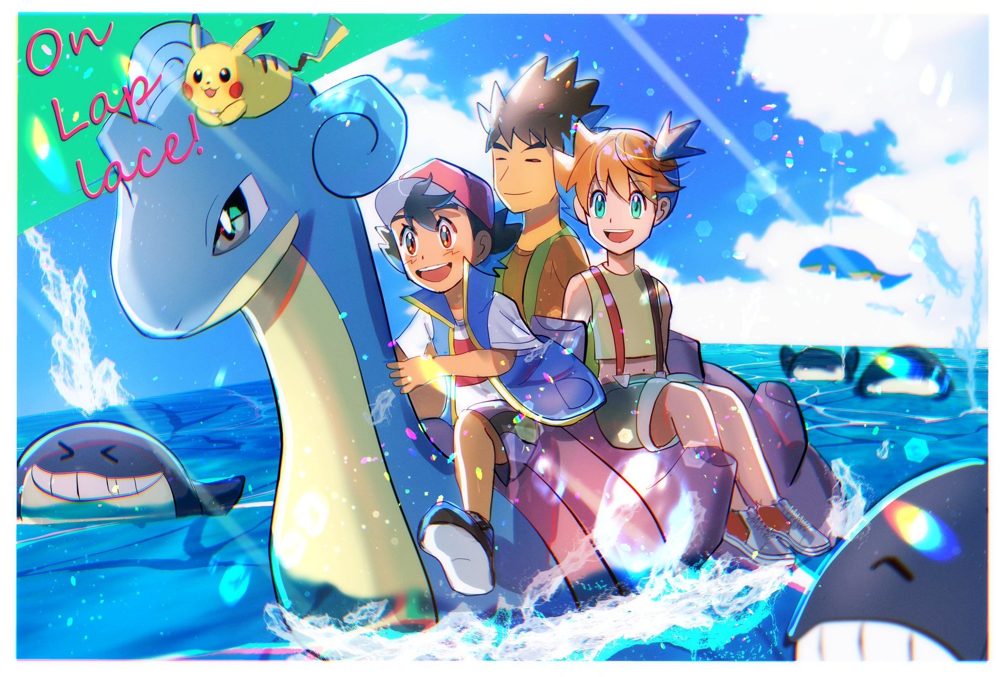 XXX kawoartgallery:on a Lapras🌊✨✨　 photo