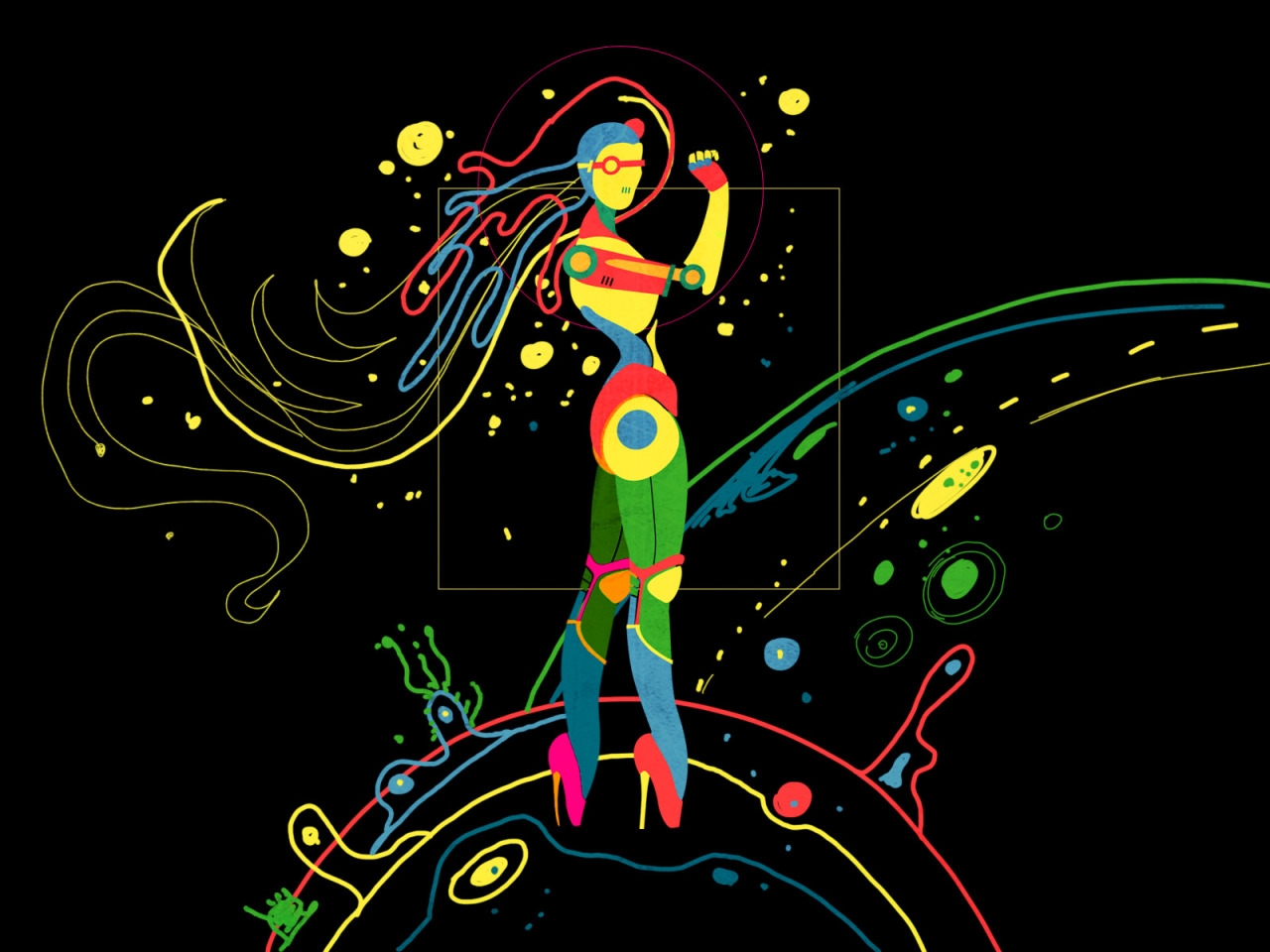 ianbrooks:  Shapes and Colors by José Pedersen  Artist: DeviantArt / Blogspot 