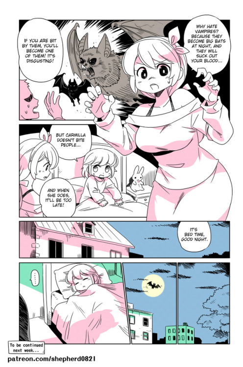   Modern MoGal # 052 - Carmilla’s problem 1     it is werewolf and vampire family again! 