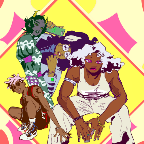 vintage-foods:forgot to upload the textless version of the fashionstuck zine promodetails under the 