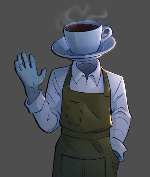 The last character from Monster Café: the coffee shop owner Jonas! Takes great pride in his café and