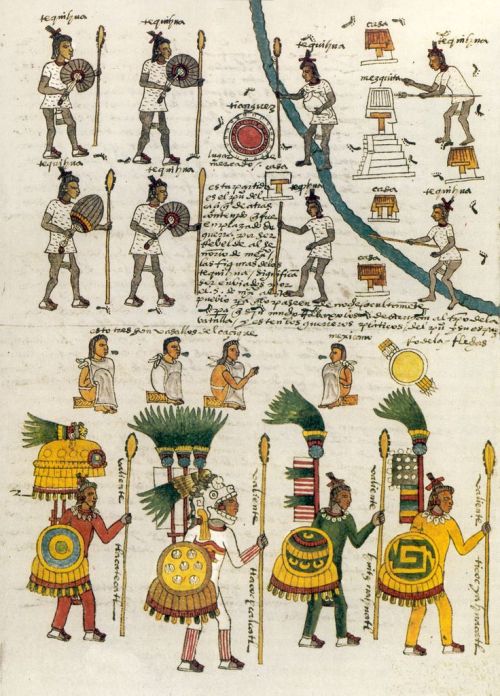 Codex Mendoza - Warriors