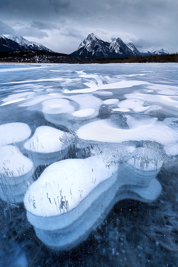 The Clouds Beneath | Abraham Lake, Canadian Rockies | By:  v on life  