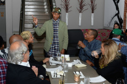 gotmelookingsocrazyrightnow:  Beyoncé, Jay-Z &amp; Pharrell at the 10th anniversary party of Billionaire Boys Club in New York City (June 4) 