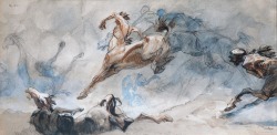 Heinrich Kley (German, 1863-1945), Battle