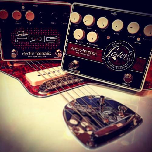 Electro Harmonix Lester G and Soul POG #ehxnyc #lesterg #soulpog #guitarpedal #beautifulnoise #pedal