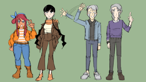 submas tma au. loose lineup for something i’m cooking up! casual ingo’s for funsies tho, i felt too 