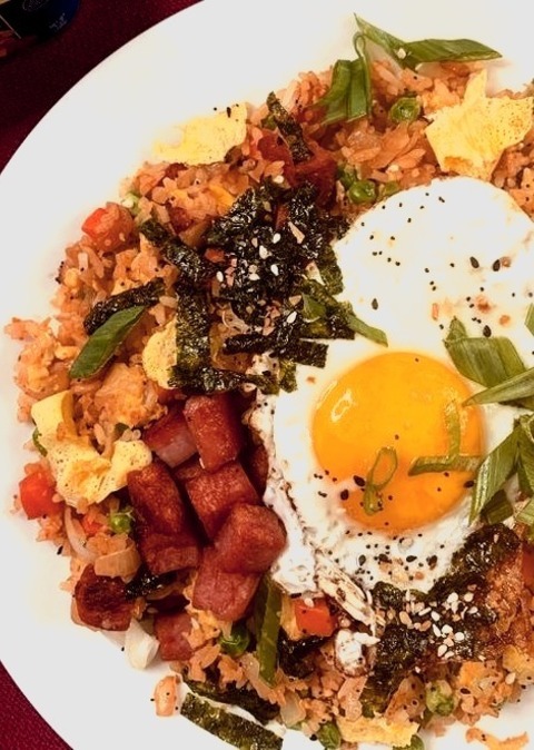 Fried Rice - Spam Fried RiceUse Leftover Rice, Vegetables, Eggs, And Spam From The Pantry To Make This