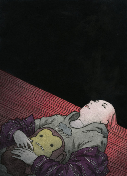 leonardosantamaria: LUCID DREAMING. Leonardo Santamaria. acrylic, gouache, and graphite on paper. 8&