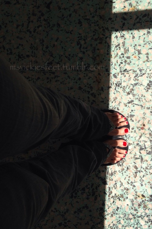 msvickiesfeet: Warm sun-lit toes…