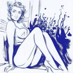 tulalotay:  Bookplate sketch. Sophia 