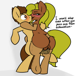 prettyponyplot:  I just realized that I haven’t drawn Kiwi for quite some time. She must be mad, because she had no attention she needs. No cutiemark, screw it.  X: