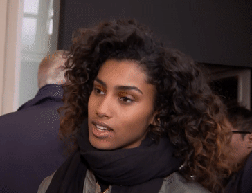 imaanhammamofficial:Imaan Hammam backstage at Mugler FW16