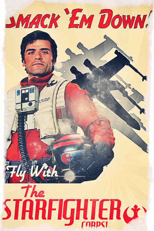 plavapticica:little-miss-starfighter:Poe Dameron: Poster Boy of the ResistanceYES YES