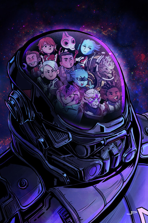 jokeritadoodle:  Mass Effect Andromeda Space Crew Print for AN!! @ Table D17 this weekend!!&nbs