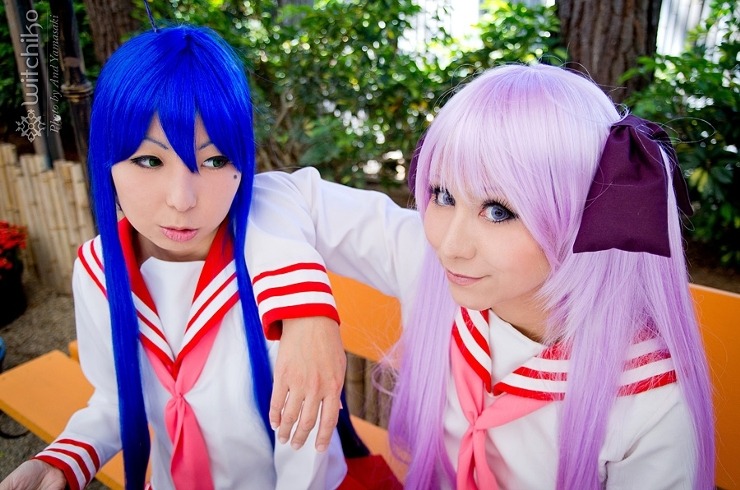 cosplayando:  more Lucky Star cosplay