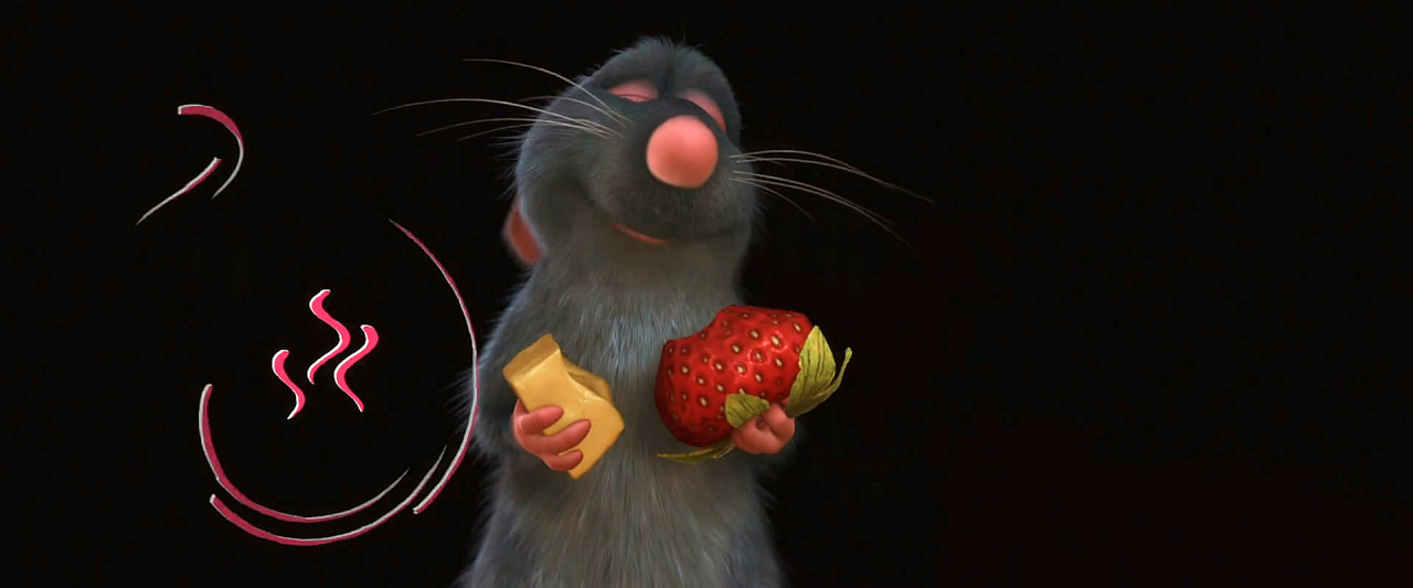 taxinerd:  SINESTESIA - Cena de ‘RATATOUILLE’ (2007), filme dirigido por Brad