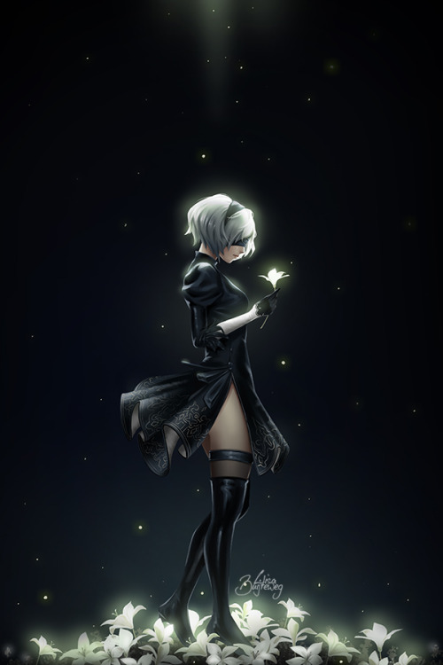 zolaida: Here’s the full result of me trying to get over the feels I got from NieR: Automata!twitter ✧ deviantart ✧ prints ✧ facebook ✧ artstation ✧ instagram ✧ paigeeworld   ✧ gumroad  