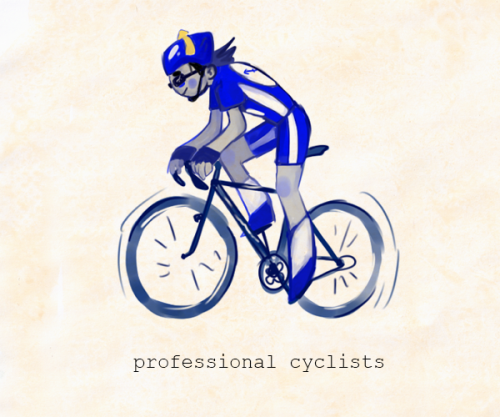 theteadrinkinghater: There are different types of cyclists