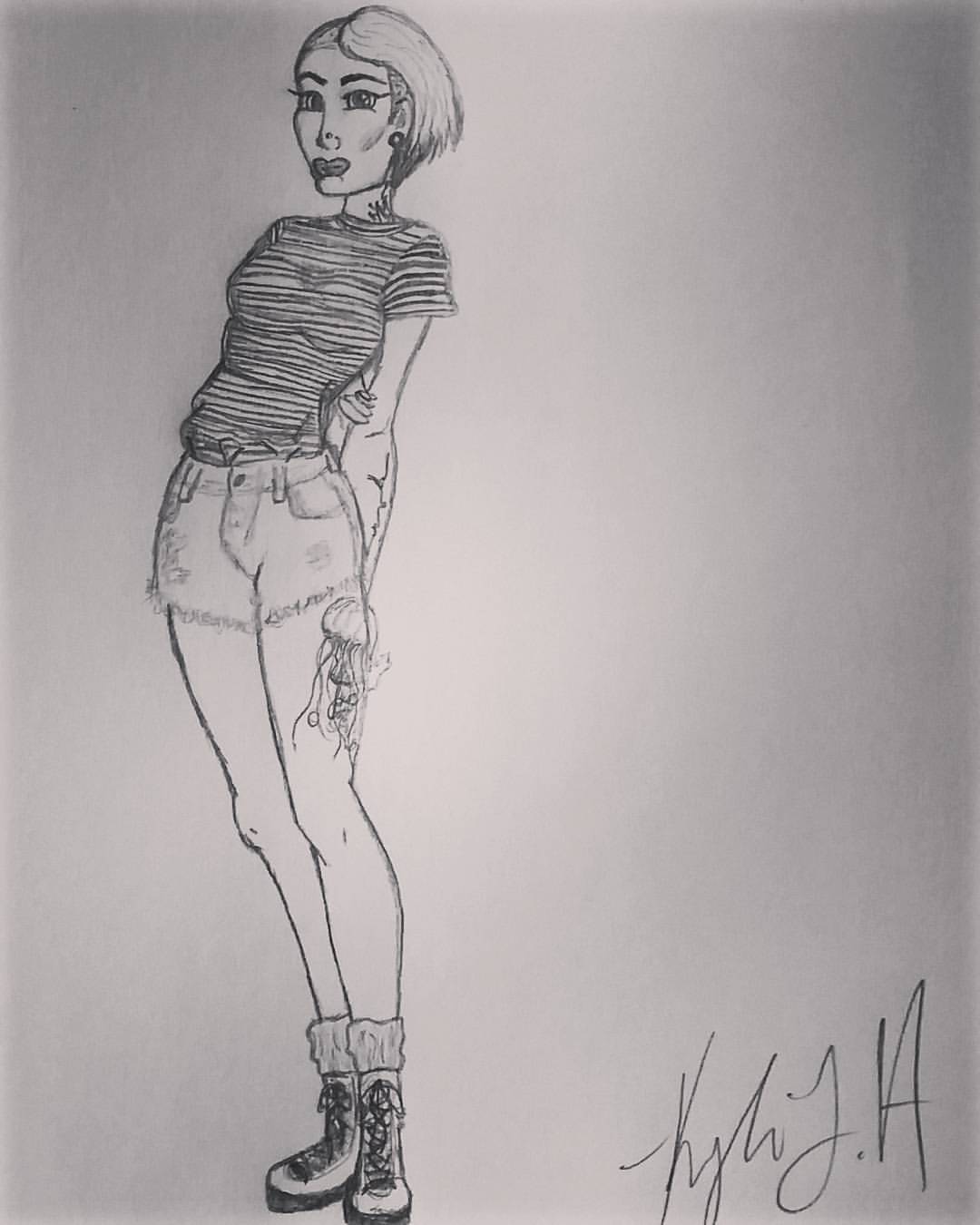 I might change her hair, but I kind of like it&hellip; again, I&rsquo;m not