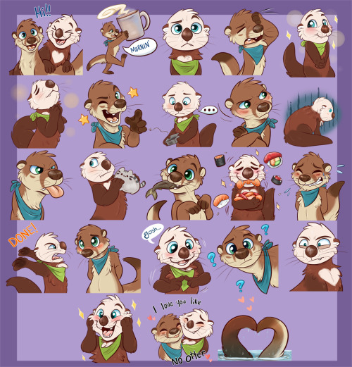 Otter stickers now available for iMessage on the app store! get them here!https://t.co/rePsAh0UJx