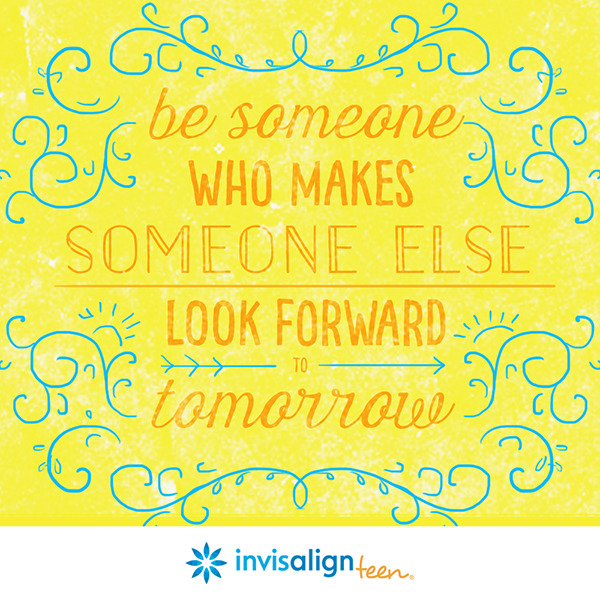 invisalignteen:  A genuine smile makes an impression…you never know who’s looking