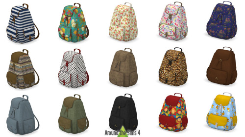 aroundthesims:aroundthesims:Around the Sims 4 | BackpacksA tiny update for Sims 4: two backpacks,bot