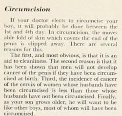 drspocksaidso: Well, first I’m glad that the decision seems to be the doctor’s… but it should be “when”, not “if”.  But the most important reason is left out.  The biological imperative of the male mammal is to deposit his seed into