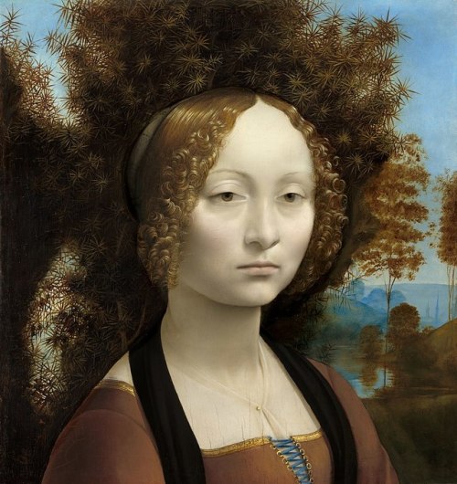 Ginevra de’ Benci, Leonardo da Vinci, ca. 1474-78