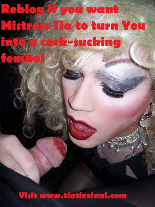 69pantymeat: taylormaid69: sissytheona: postourtranny: Yes yes yes please Yes plaese Mistress! When 