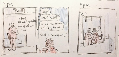 hourly comics part two! the evening was significantly less eventful but thats nice (part 1)