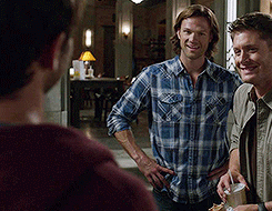 timetraveldean:  Misha Collins in the Gag Reel of Supernatural S9 [x] 