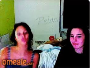 Left girl is one of the prettiest girls I’ve ever met on Omegle! Last gif is the usual reaction to m