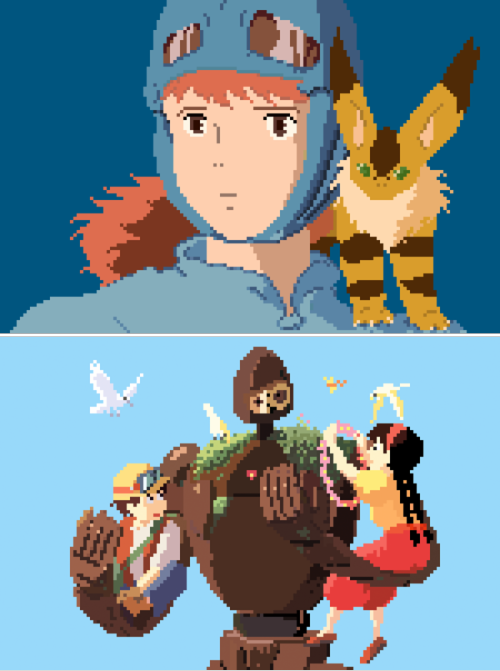 8-bit Ghibli Artwork // Richard Evans