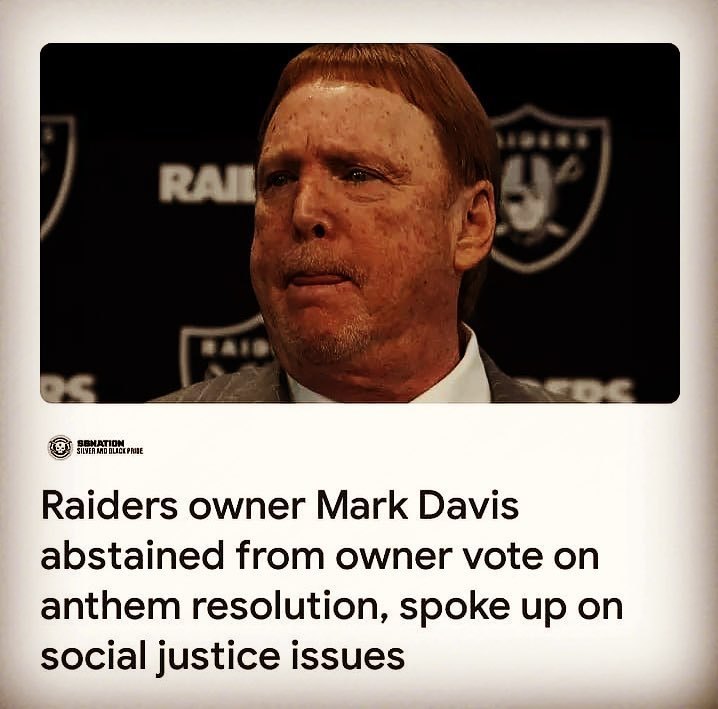 The Raiders, Jets, Forty Niners have all spoken, they said fuck the NFL. The racist
