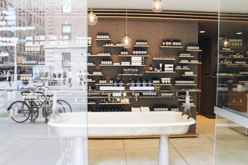 stephaniezheng: A look inside the Aesop store on University Place in New York City.  I wrote a