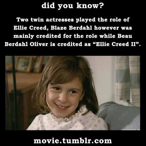 movie:  Pet Sematary (1989) facts | More movie facts