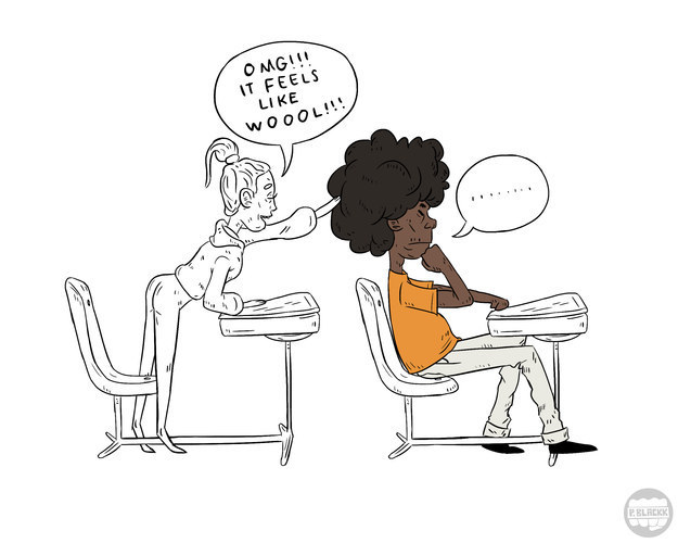 yasboogie:   17 Struggles All Suburban Black Kids Know Too Well by Pedro Fequiere
