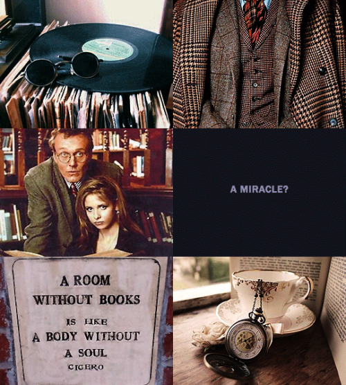 buffyboleyn:BUFFYVERSE + Aesthetic / SHIPS + Aesthetic: Buffy & Giles (for tattooeyes & ecle