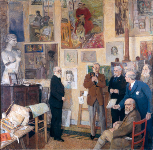 Hommage à Vuillard = Homage to VuillardWillem Van Hasselt (Dutch; 1882–1963)1943 Oil on canvas Musée