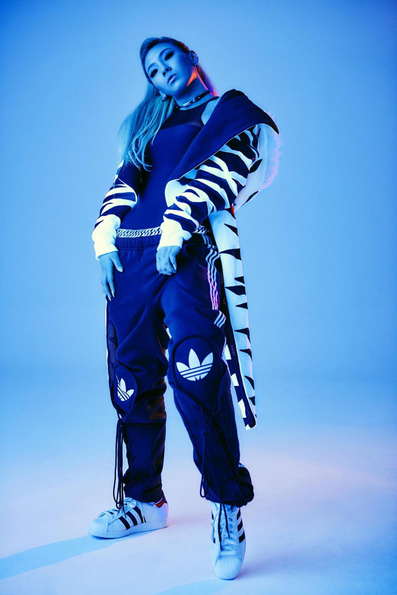 ygfamilyy:2NE1 (sans BOM) for Adidas x Superstar Exhibit!
