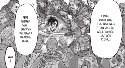 leviskinnyjeans:As of Chapter 82, Hanji has survived two atomic Bert bombs and getting speared in th